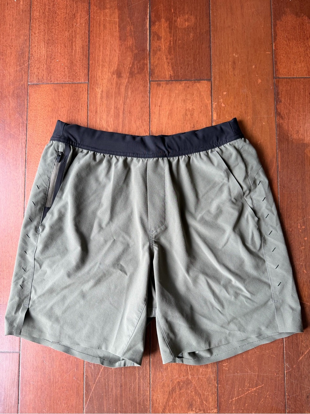 Men's Ten Thousand INTERVAL SHORT - OD GREEN / NO LINER / Medium / 7 inch